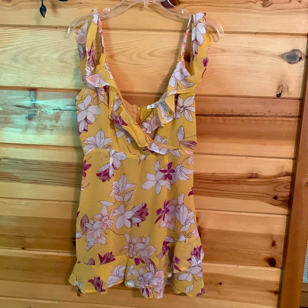 Sheer Floral Dress - Picture 1 of 6